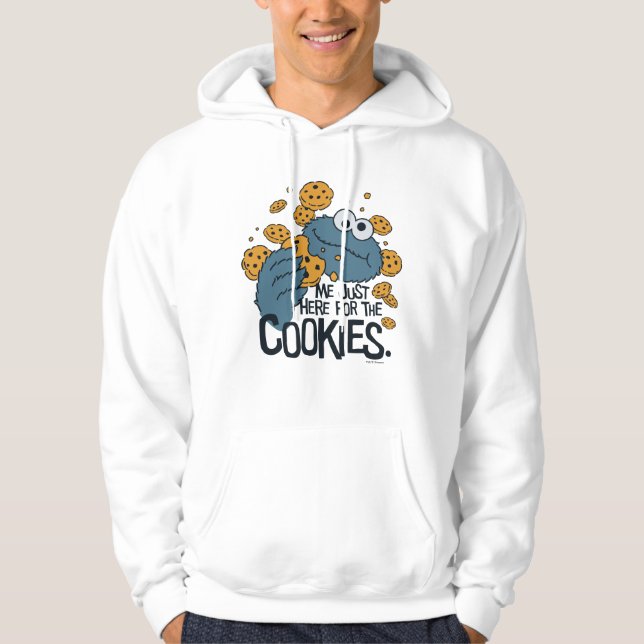 Veste À Capuche Cookie Monster | Me Just Here pour les cookies (Devant)