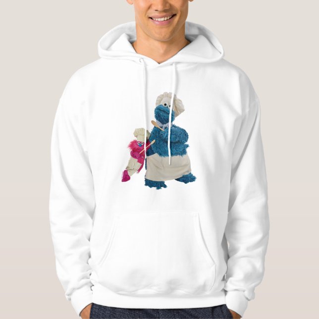 Veste À Capuche Cookie Monster's Food Truck Partners (Devant)