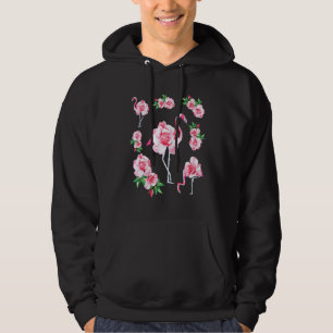 Veste À Capuche Cool Floral été rose Flamant rose nouveauté Graphi