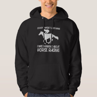Veste À Capuche Cool Horse Racing For Men Women Horseback Riding J