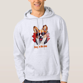 Veste À Capuche Cool Pembroke Welsh Corgi avec lunettes de soleil