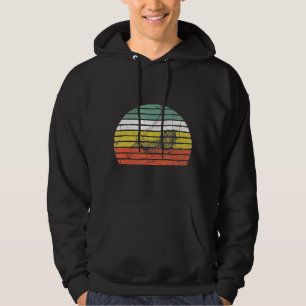 Veste À Capuche Cool Vintage Retro Sunset Beared Dragon Graphisme