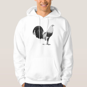 Veste À Capuche Coq de combat Gris à ailes de canard
