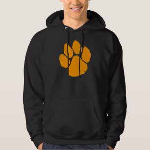 VESTE À CAPUCHE COREY TIGRE RÉTRO '80 TIGRE GRIFFE ORANGE
