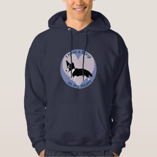 Veste À Capuche Corgi à mon coeur 2