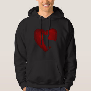 Veste À Capuche Corgi Amateurs Coeur Saint Valentin Cadeaux Pour C