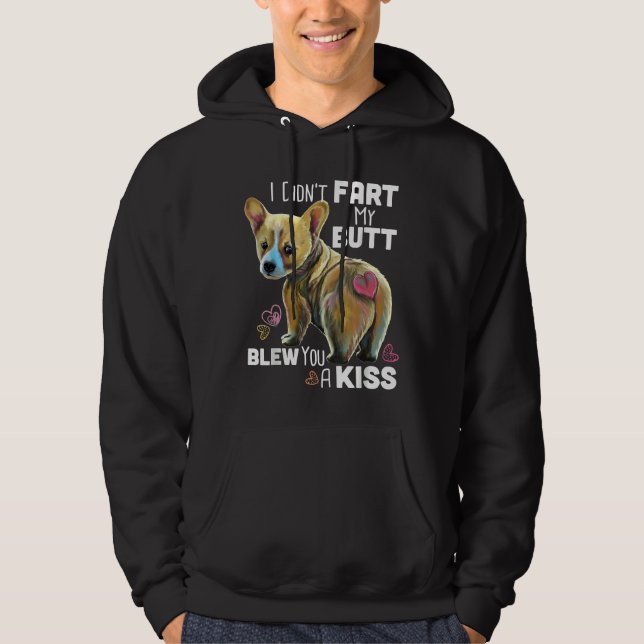 Veste À Capuche Corgi Butt (Devant)