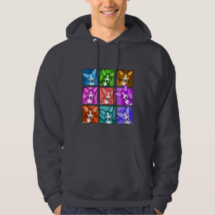 Veste À Capuche Corgi d'art de bruit