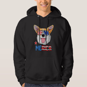 Veste À Capuche Corgi Merica 4 juillet Enfants Garçons Filles Chie