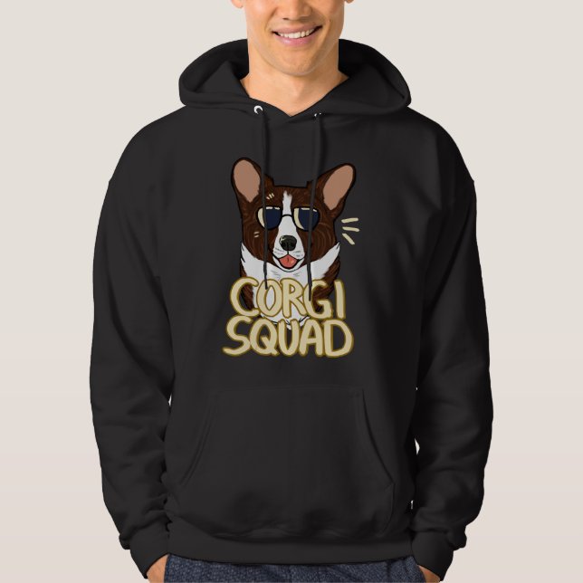 Veste À Capuche Corgi Squad Brindle (Devant)