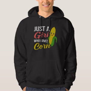 Veste À Capuche Corn On the Cob Day Girls Funny Corn Meme Pun