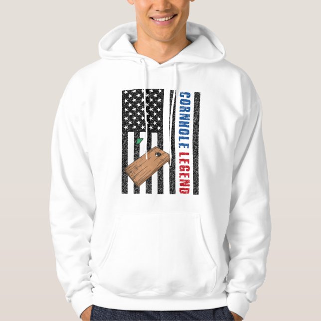 Veste À Capuche Cornhole Legend USA (Devant)