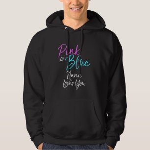 Veste À Capuche Correspondance Genre Révéler Chemises Rose Ou Bleu