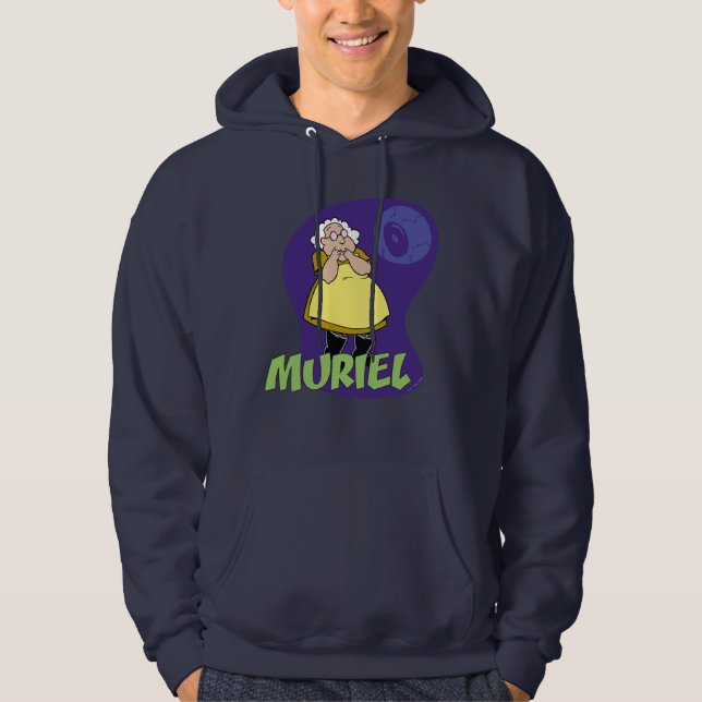 Veste À Capuche Courage du chien lâché | Muriel Graphic (Devant)