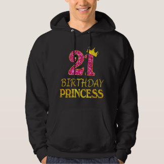 Veste À Capuche Couronne 21e Anniversaire Princesse Fille 21 Ans 2