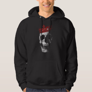 Veste À Capuche Couronne de crâne de tatouage roi mort