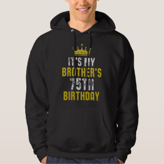 Veste À Capuche Couronne jaune 75e anniversaire pour frère de sœur
