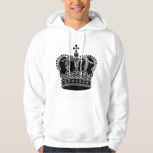 Veste À Capuche Couronne Royale - Noir