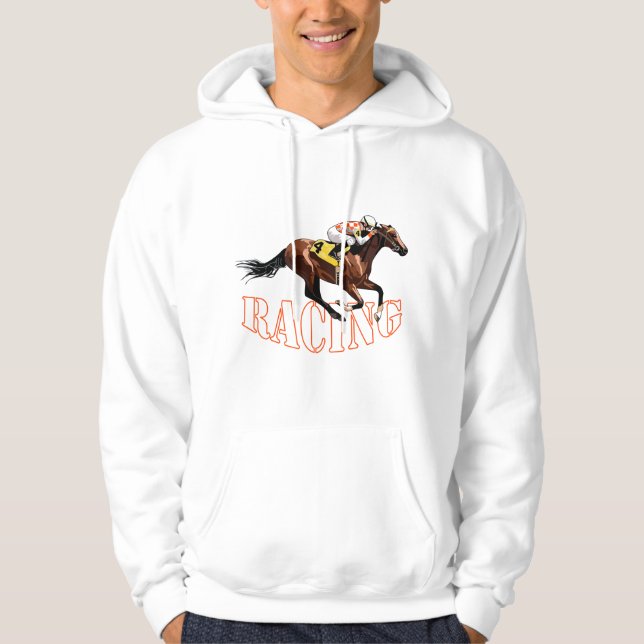 Veste À Capuche Course à cheval (Devant)