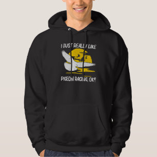 Veste À Capuche Course de pigeon cool pour hommes femmes Pigeon vo