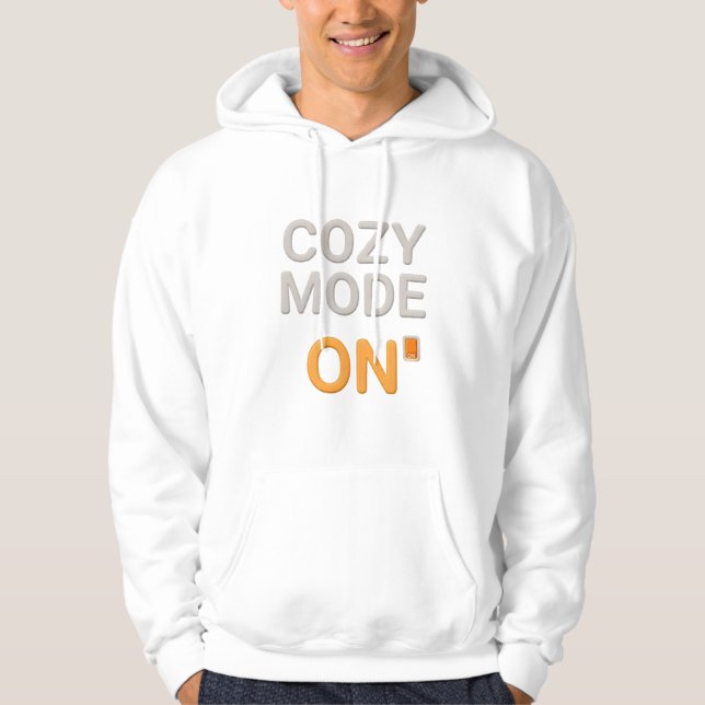 Veste À Capuche Cozy Mode ON Hoodie | Comfort Hygge Loungewear (Devant)