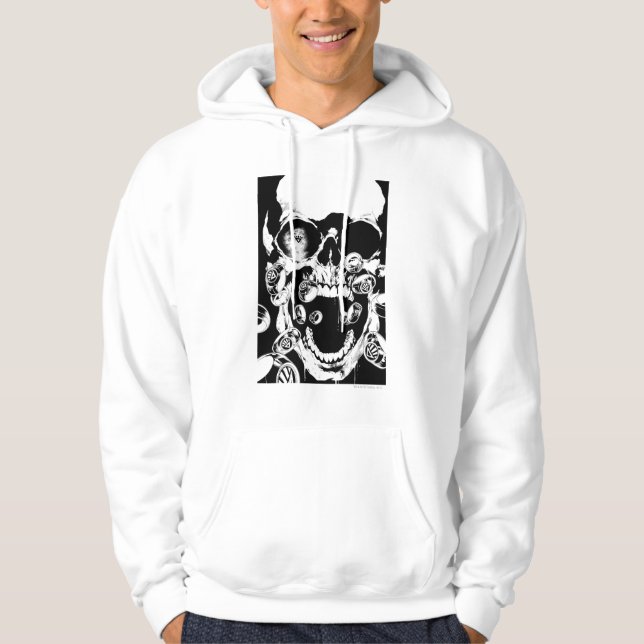 Veste À Capuche Crâne et anneaux (Devant)