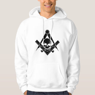 Veste À Capuche Crâne et os croisés de francs-maçons