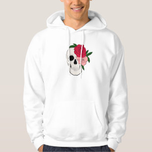 Veste À Capuche Crâne et Roses