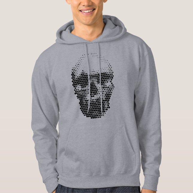 Veste À Capuche Crâne pointillé (Devant)