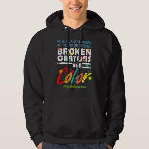 Veste À Capuche Crayons cassés Couleur toujours Diffusion des coul