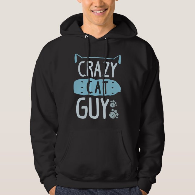 Veste À Capuche Crazy Cat Guy (Devant)