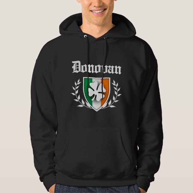 Veste À Capuche Crête de shamrock de Donovan (Devant)