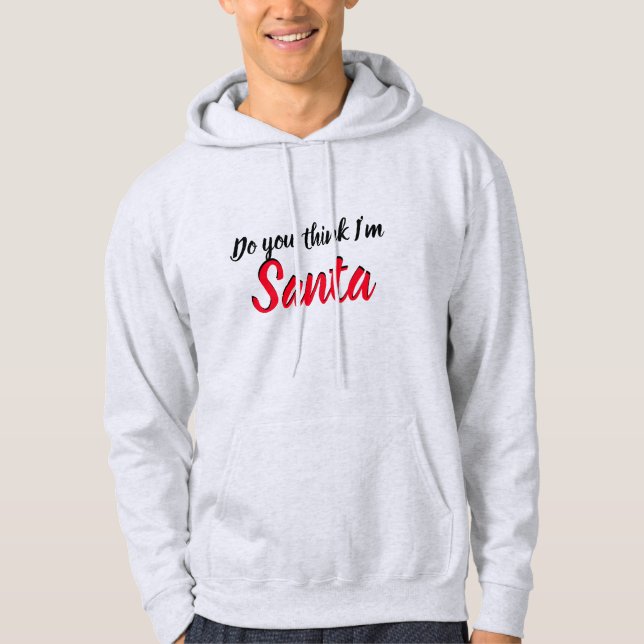 Veste À Capuche Cri de Noël (Devant)