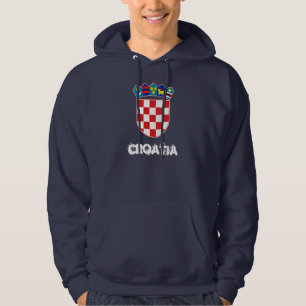 Veste À Capuche Croatie avec armoiries
