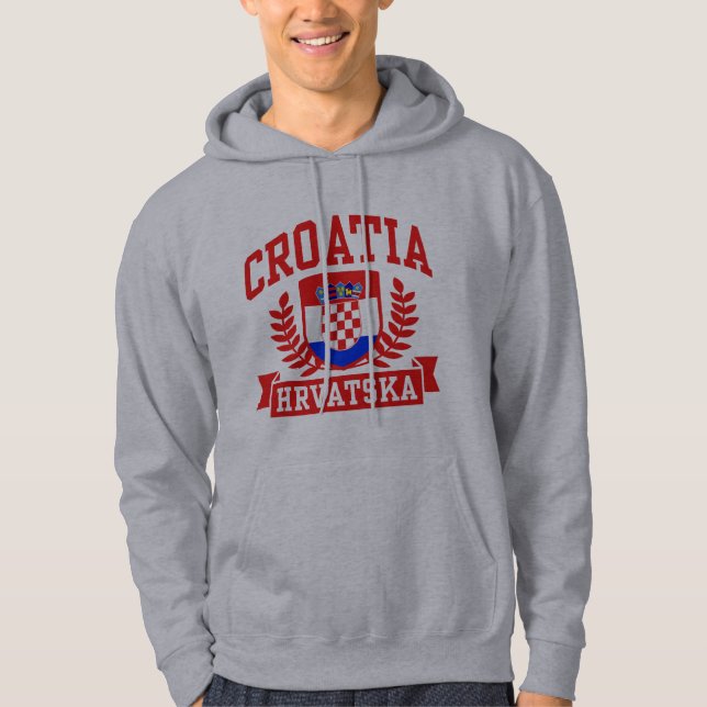 Veste À Capuche Croatie Hrvatska (Devant)