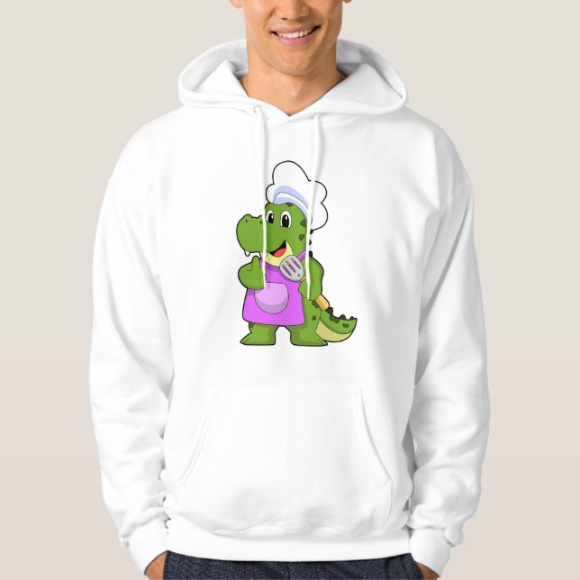 Veste À Capuche Crocodile comme faire cuire avec de la spatule (Devant)