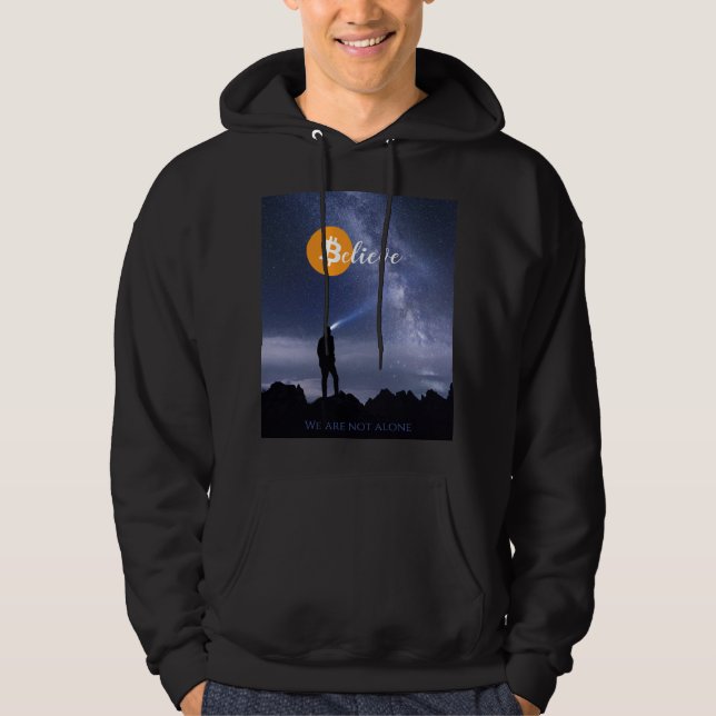 Veste À Capuche Croire en Bitcoin (Devant)