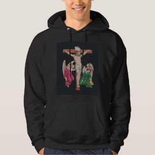 Veste À Capuche Crucifixion médiévale de Jésus-Christ