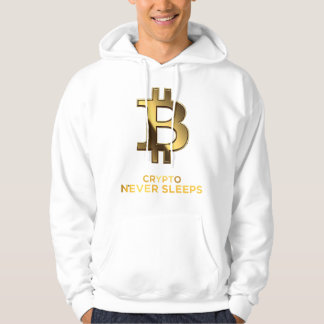 Veste À Capuche Crypto Never Sleeps Bitcoin Hoodie