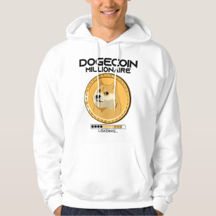 Veste À Capuche Cryptomonnaie Dogecoin Millionaire Funny CryptoCur