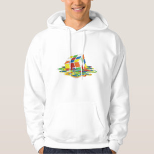 Veste À Capuche Cubes de couleur fondus