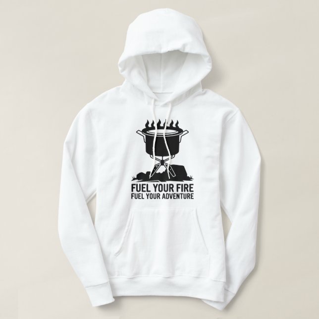 Veste À Capuche Cuisine de camping aventure Conception graphique d (Design devant)