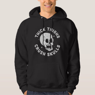 Veste À Capuche Cuisses Épaisses Écrasent les Crânes - Wo Drôle de