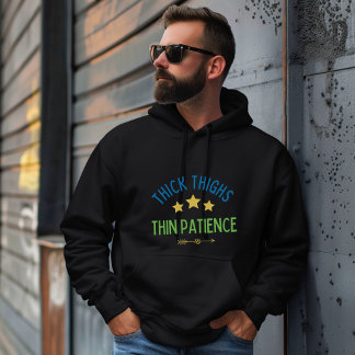 Veste À Capuche Cuisses épaisses, Patience fine - Sasy & Confident