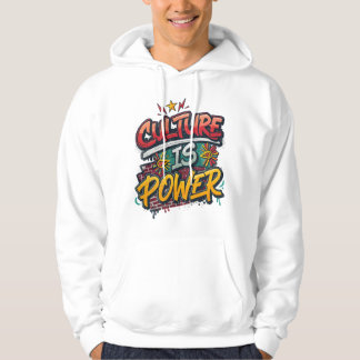 Veste À Capuche Culture Is Power Black History Month Black hoodie