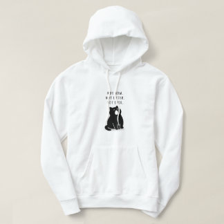 Veste À Capuche Custom Quote Not Ever Funny Cat Men's Hoodie