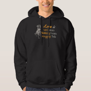 Veste À Capuche Cute Black Labrador Retriever Propriétaire Aime Mo
