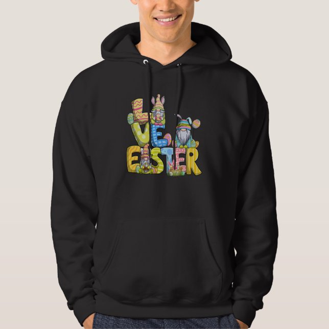 Veste À Capuche Cute Bunny Gnome Easter Day Eggs Gnomes Easter 202 (Devant)