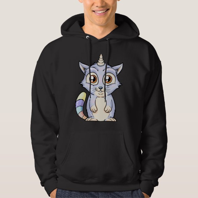 Veste À Capuche Cute Caticorn (Devant)
