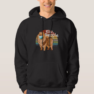 Veste À Capuche Cute Chien Poméranien Avec Masque Ew Personnes Mas